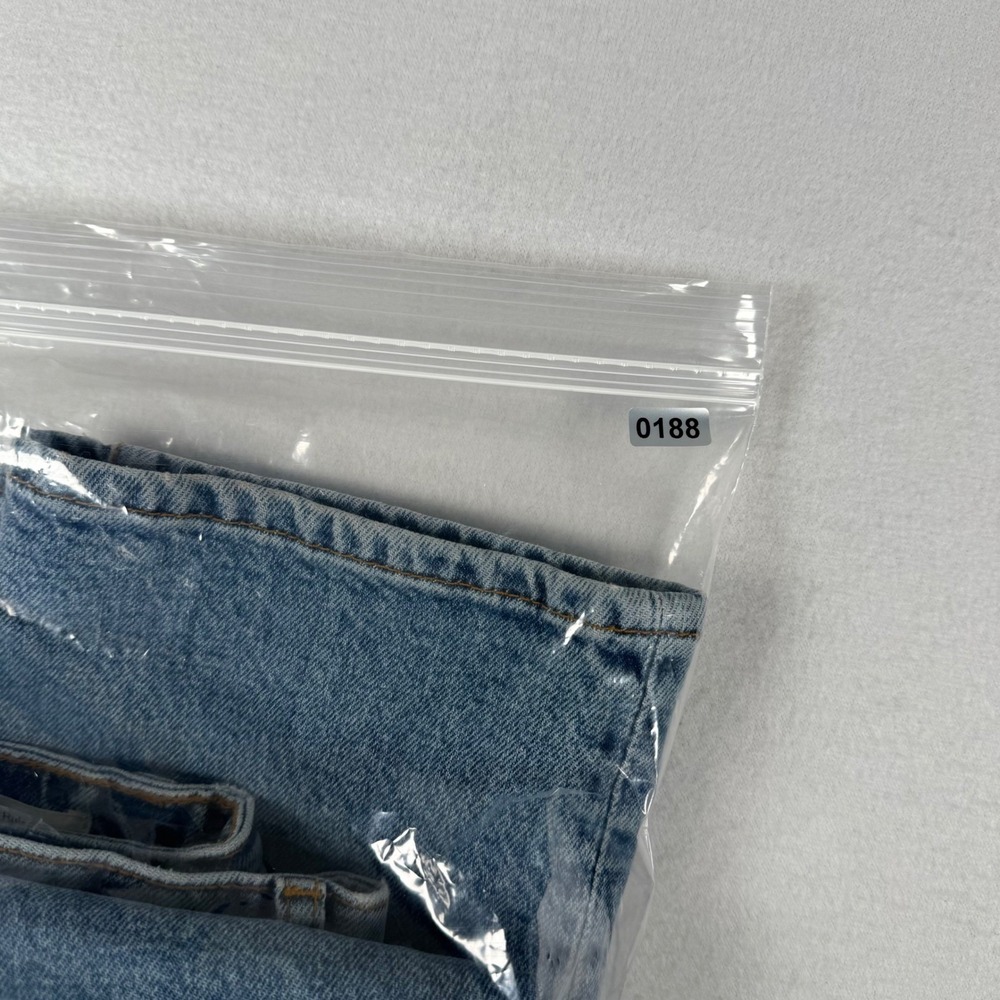 FRAME The Ruler Straight Leg Jeans Women 24 Blue Denim High Rise Stretch Classic - Picture 11 of 11